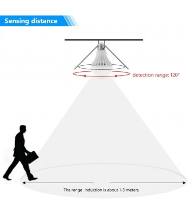 ЛЕД КРУШКА С ДАТЧИК ЗА ДВИЖЕНИЕ Е27