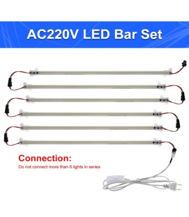 Твърда LED Лента за кухненски шкаф на 220V с PVC корпус