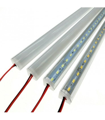 ЪГЛОВ АЛУМИНИЕВ ПРОФИЛ С LED ЛЕНТА 220V