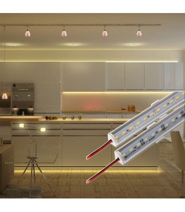 ЪГЛОВ АЛУМИНИЕВ ПРОФИЛ С LED ЛЕНТА 220V