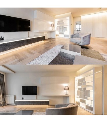 ЪГЛОВ АЛУМИНИЕВ ПРОФИЛ С LED ЛЕНТА 220V