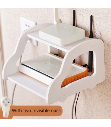 Стенна етажерка и поставка за рутер