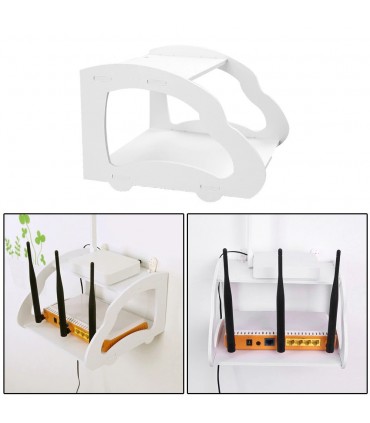 Стенна етажерка и поставка за рутер