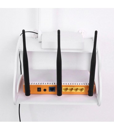 Стенна етажерка и поставка за рутер