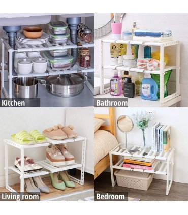 Регулиращ се органайзер за шкафа под мивката