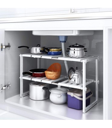 Регулиращ се органайзер за шкафа под мивката