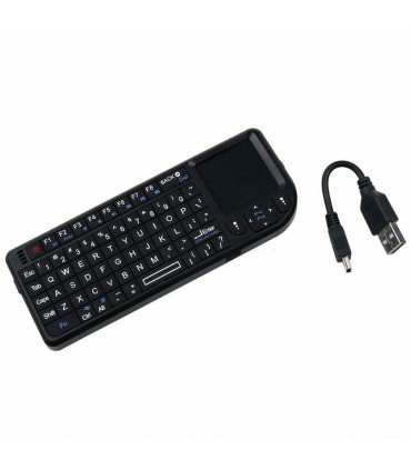 Безжична мини клавиатура с тъчпад и мишка за PC, Smart TV