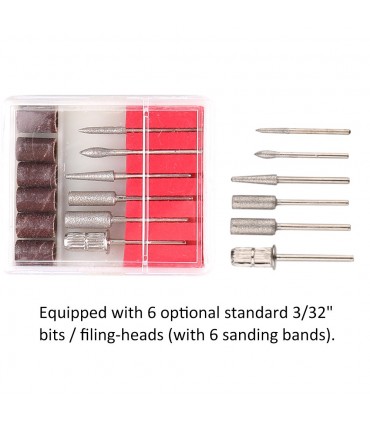 Високоефективна професионална електрическа пила за маникюр и педикюр Mercedes 2000