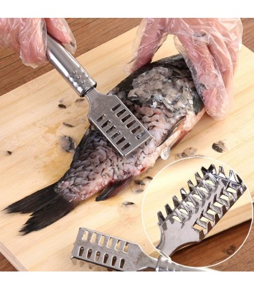 Прибор за Почистване люспите на рибата