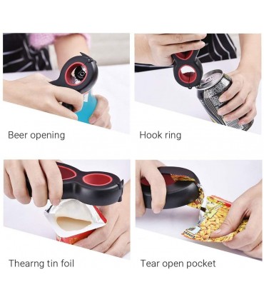 Мултифункционална отварачка 6 в 1 от TPR каучук