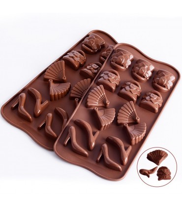 Силиконови молдове за бонбони с различни форми