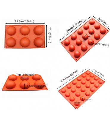 Силиконови молдове за бонбони с различни форми