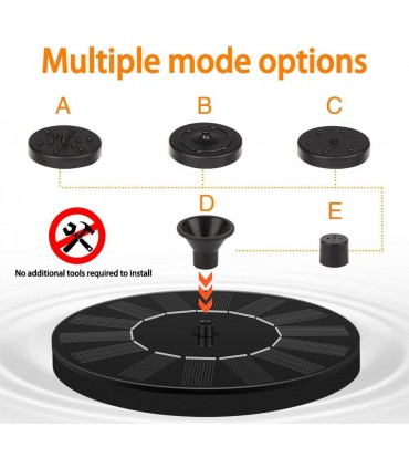 Соларен кръгъл градински фонтан за декорация на дома, градината