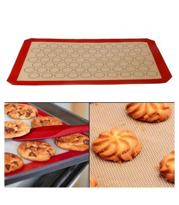 Силиконово килимче от фибростъкло за френски макарони