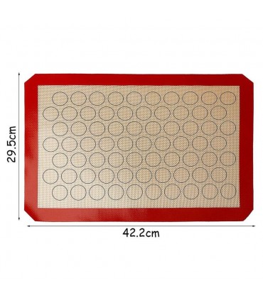 Силиконово килимче от фибростъкло за френски макарони