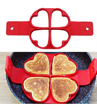 СИЛИКОНОВА ФОРМА ЗА ЯЙЦА И ПАЛАЧИНКИ С 4 ОТВОРА