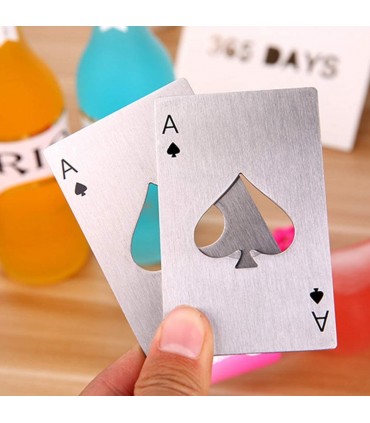 Метална отварачка Асо пика, в джобен размер