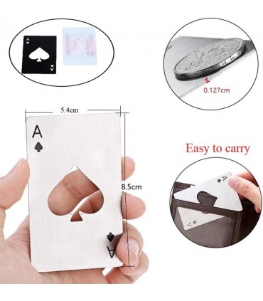 Метална отварачка Асо пика, в джобен размер