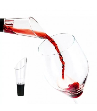 Сет за вино от тирбушон с въздух, резачка, тапа с вакуум и наливник