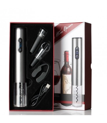 Комплект за вино с автоматичен тирбушон 4 в 1
