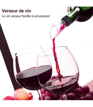 Комплект за вино с автоматичен тирбушон 4 в 1