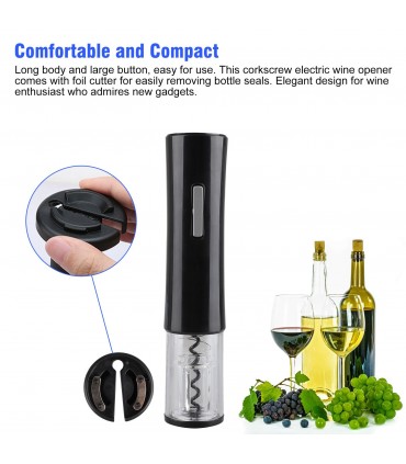 Електрически тирбушон за отваряне на вино