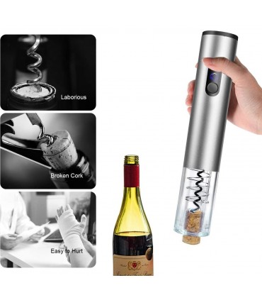 Електрически тирбушон за отваряне на вино
