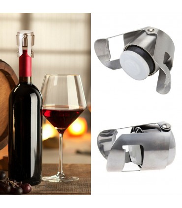 Тапа за вино от неръждаема стомана