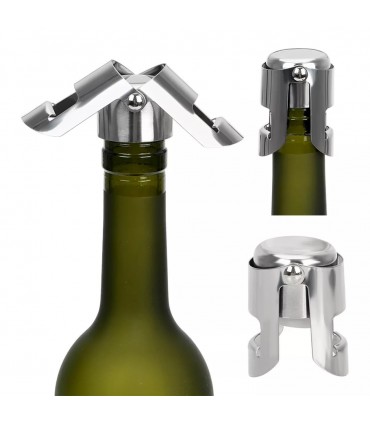 Тапа за вино от неръждаема стомана