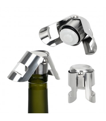 Тапа за вино от неръждаема стомана