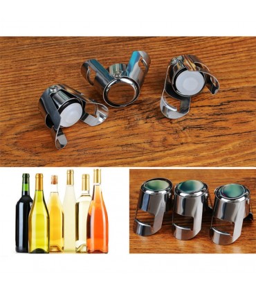 Тапа за вино от неръждаема стомана