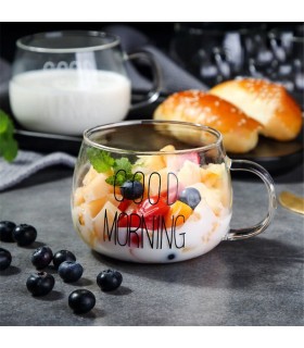 Good Morning Стъклена чаша 400 мл.