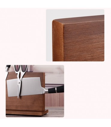 Дървена магнитна поставка за ножове