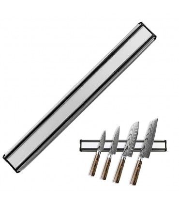 Магнитна алуминиева поставка за кухненски ножове