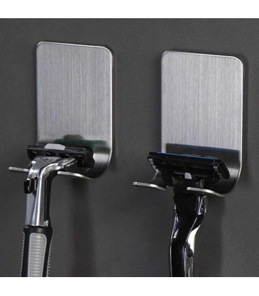 Метален държач за самобръсначка със залепващ монтаж