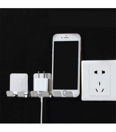 Метален държач за самобръсначка със залепващ монтаж