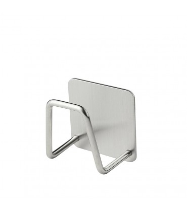 Стоманена поставка за домакинска гъба, залепваща за мивката