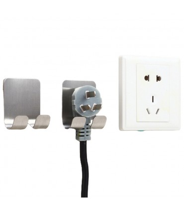 Метален държач за самобръсначка със залепващ монтаж