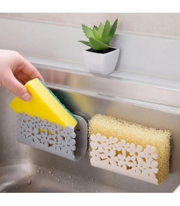 Пластмасова вакуумна поставка за домакинска гъба с нежен дизайн