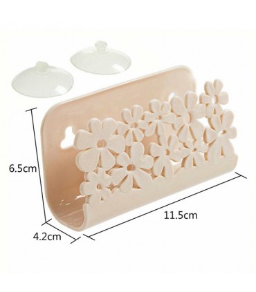 Пластмасова вакуумна поставка за домакинска гъба с нежен дизайн