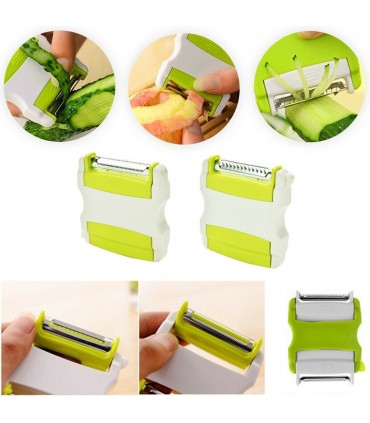 Комбиниран уред за белене и ренде за плодове и зеленчуци