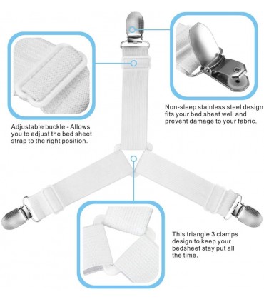 Ластични държачи за чаршафи, тройни