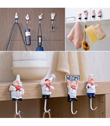 Забавни кухненски закачалки, фигура на готвач с кукичка