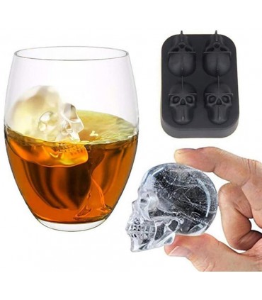 Лед с форма на черепи