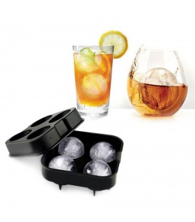 Силиконова форма за 4 бр. големи лед топки