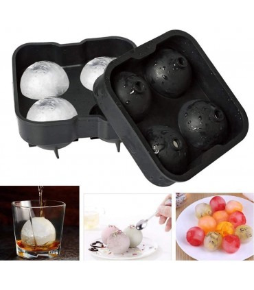 Силиконова форма за 4 бр. големи лед топки