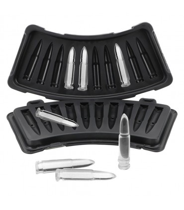 Силиконов молд за лед с форма на куршуми АК-47