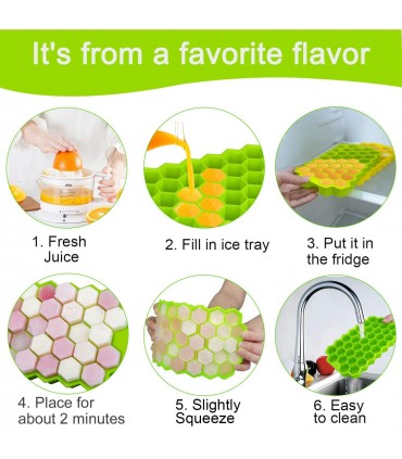 Форма за лед, силиконова пчелна пита