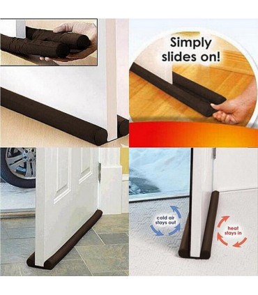 Двустранен уплътнител за врата, край с теченията