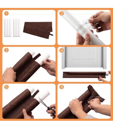 Двустранен уплътнител за врата, край с теченията